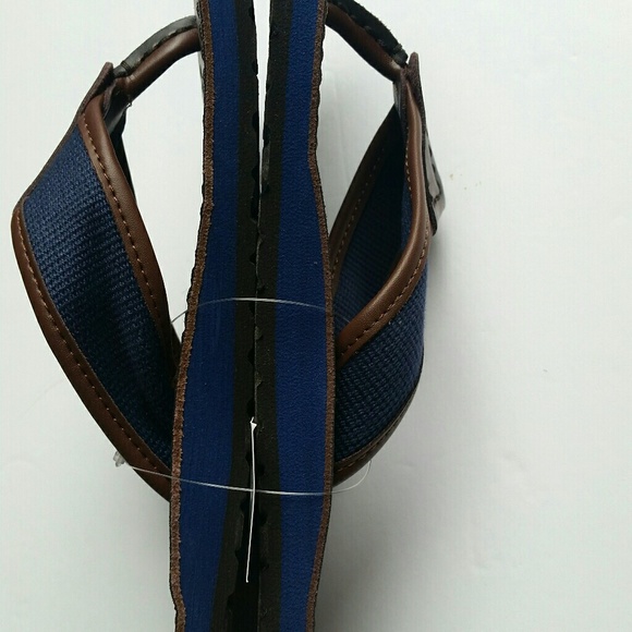 Men Polo Ralph Lauren Leather Flip Flops - Picture 5 of 5